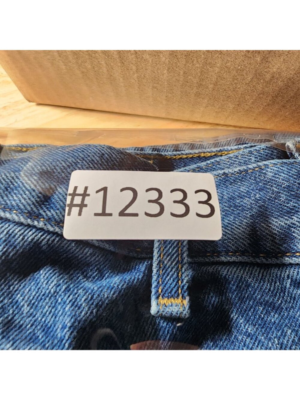 Carhartt Jeans Mens 33x36 Blue Flannel Lined Cotton Denim Relaxed Fit *Read* - Picture 16 of 16